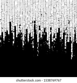 Slim lines texture. Parallel and intersecting lines abstract pattern. Abstract textured effect. Black isolated on white background.Vector illustration. EPS10.
