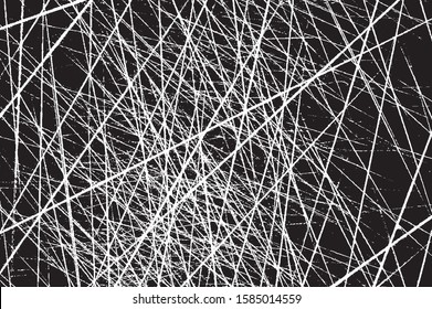 Slim lines texture. Parallel and intersecting lines abstract pattern. Abstract textured effect. Black isolated on white background.Vector illustration. EPS10.