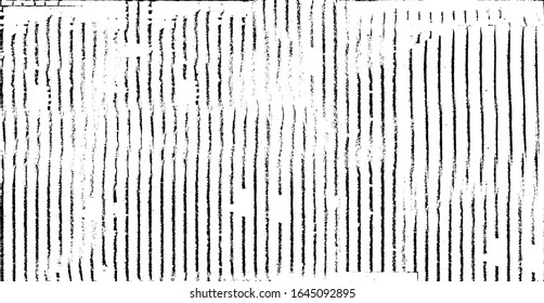 Textur mit schlanken Linien. Abstraktes Muster für parallele und intersektierende Linien. Abstrakter strukturierter Effekt. Schwarz einzeln auf weißem Hintergrund.Vektorillustration Illustration. EPS10.