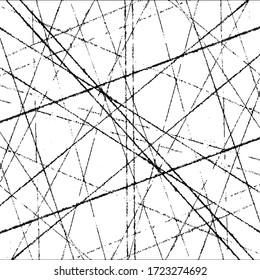 Slim lines texture. Parallel and intersecting lines abstract pattern. Abstract textured effect. Black isolated on white background.Vector illustration. EPS10.