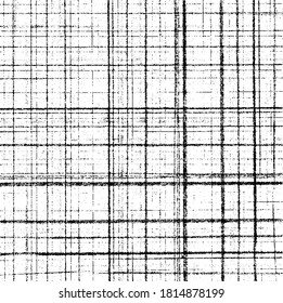 Slim lines texture. Parallel and intersecting lines abstract pattern. Abstract textured effect. Black isolated on white background.Vector illustration. EPS10.