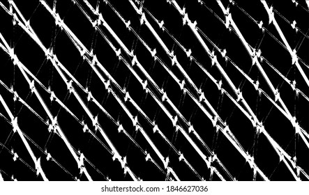Slim lines texture. Parallel and intersecting lines abstract pattern. Abstract textured effect. Black isolated on white background.Vector illustration. EPS10.