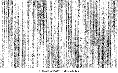 Textura de líneas delgadas. Patrón abstracto de líneas paralelas e interrelacionadas. Efecto texturado abstracto. Negro aislado en fondo blanco.Ilustración vectorial. EPS10.