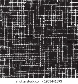 Slim lines texture. Parallel and intersecting lines abstract pattern. Abstract textured effect. Black isolated on white background.Vector illustration. EPS10.
