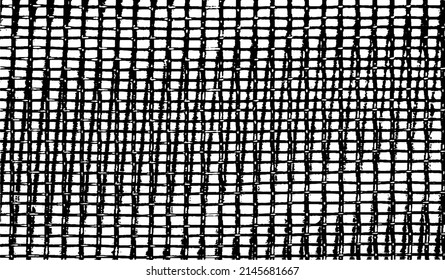 Textura de líneas delgadas. Patrón abstracto de líneas paralelas e interrelacionadas. Efecto texturado abstracto. Negro aislado en fondo blanco.Ilustración vectorial. EPS10.