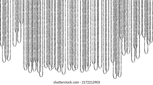 Slim lines texture. Parallel and intersecting lines abstract pattern. Abstract textured effect. Black isolated on white background.Vector illustration. EPS10.