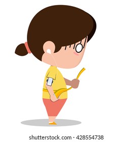 Slim Measuring tape for control your waist Women girl
