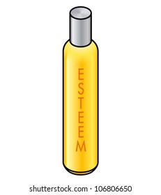 A slim spray can of self esteem.
