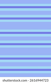 Slim texture stripe lines, october seamless textile background. Cultural vertical fabric vector pattern in blue and cyan colors palette.