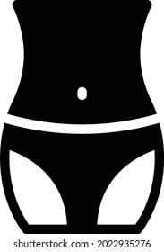 icono plano de glifo de vector delgado