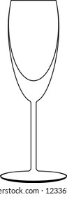 Slim Wine Glass