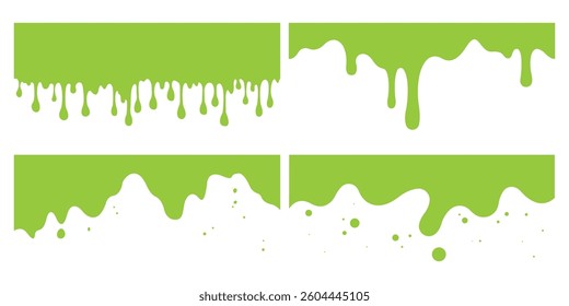 Slime background of Modern poster, dynamic splashes and drops. Vector illustration in a flat style of minimalism	