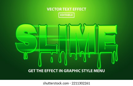 Slime Editable Text Effect Style	