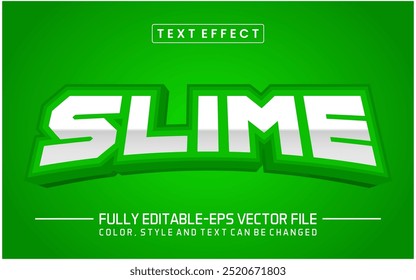 Fuente Slime Efecto de texto editable