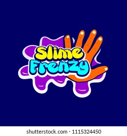 Slime Frenzy Logo Concept