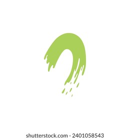 slime green splash set green