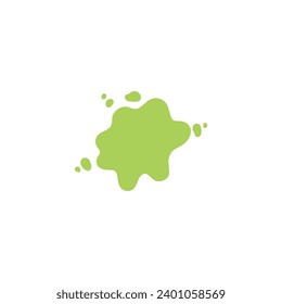 slime green splash set green
