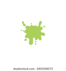 slime green splash set green