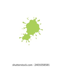 slime green splash set green