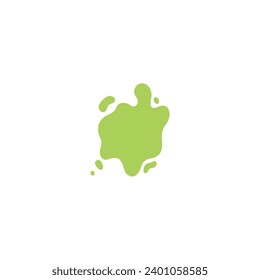 slime green splash set green