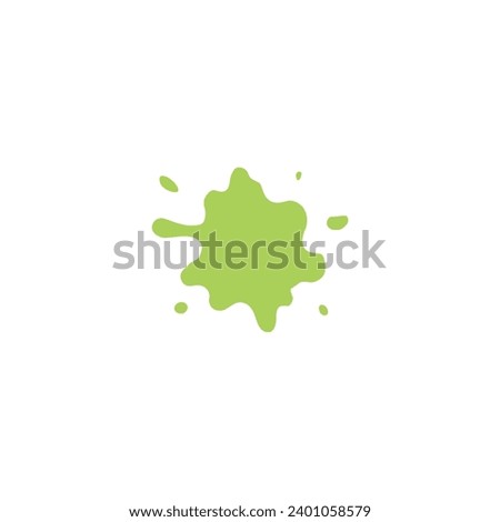 slime green splash set green