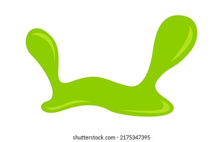 Slime Leaking liquid. Vector illustration