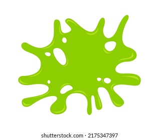 Slime Leaking liquid. Vector illustration