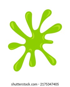 Slime Leaking liquid. Vector illustration