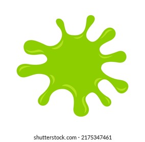 Slime Leaking Liquid Vector Illustration Stock Vector (Royalty Free ...