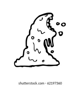 slime monster cartoon