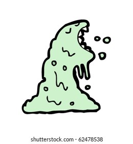 slime monster cartoon