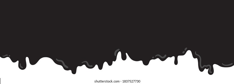 Slime pattern. Abstract slimed background. Black and white illustration