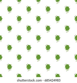 Slime spot isolated on white background. Green slime spot vector illustration