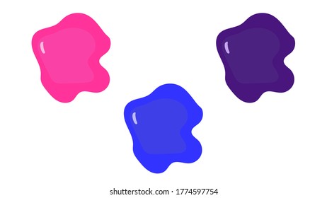 Slime vector. Vector image of a popular antistress toy slime.