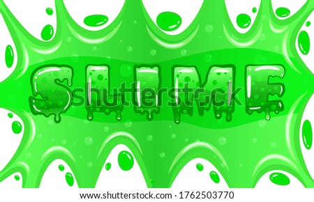 Similar – Image, Stock Photo Child pours green slime from a blue bowl into a cup with radioactive warning label