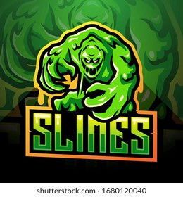 The Slimes Esport Mascot Logo