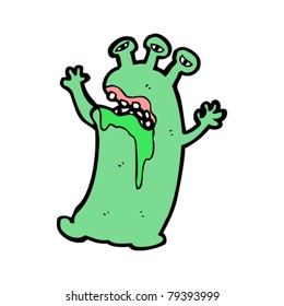 Slimy Alien Creature Stock Vector (Royalty Free) 79393999 | Shutterstock