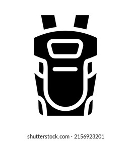 sling accessory for baby glyph icon vector. sling accessory for baby sign. isolated contour symbol black illustration