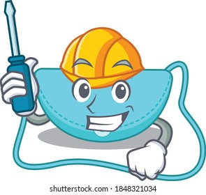 sling bag caricature design concept worked as an automotive