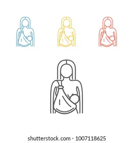 Sling line icon Vector illustration