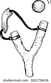 ilustración del vector blanco y negro y bola
