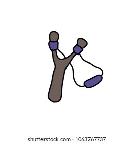 slingshot doodle icon