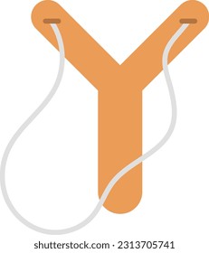 Slingshot icon vector image. Suitable for mobile application web application and print media.