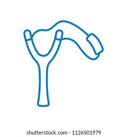 Slingshot vector icon