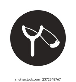 slingshot vector icon,illustration template design