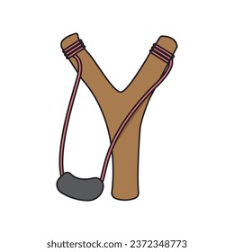 Slingshot-Vektorsymbol, Illustrationendesign