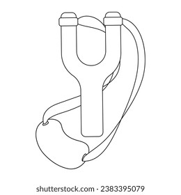 slingshot vector icon,illustration template design