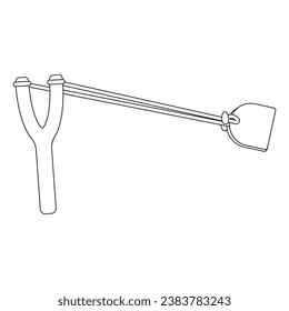 slingshot vector icon,illustration template design