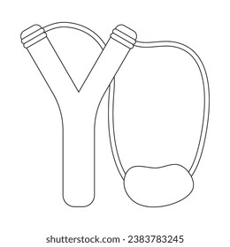 slingshot vector icon,illustration template design