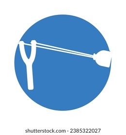 slingshot vector icon,illustration template design